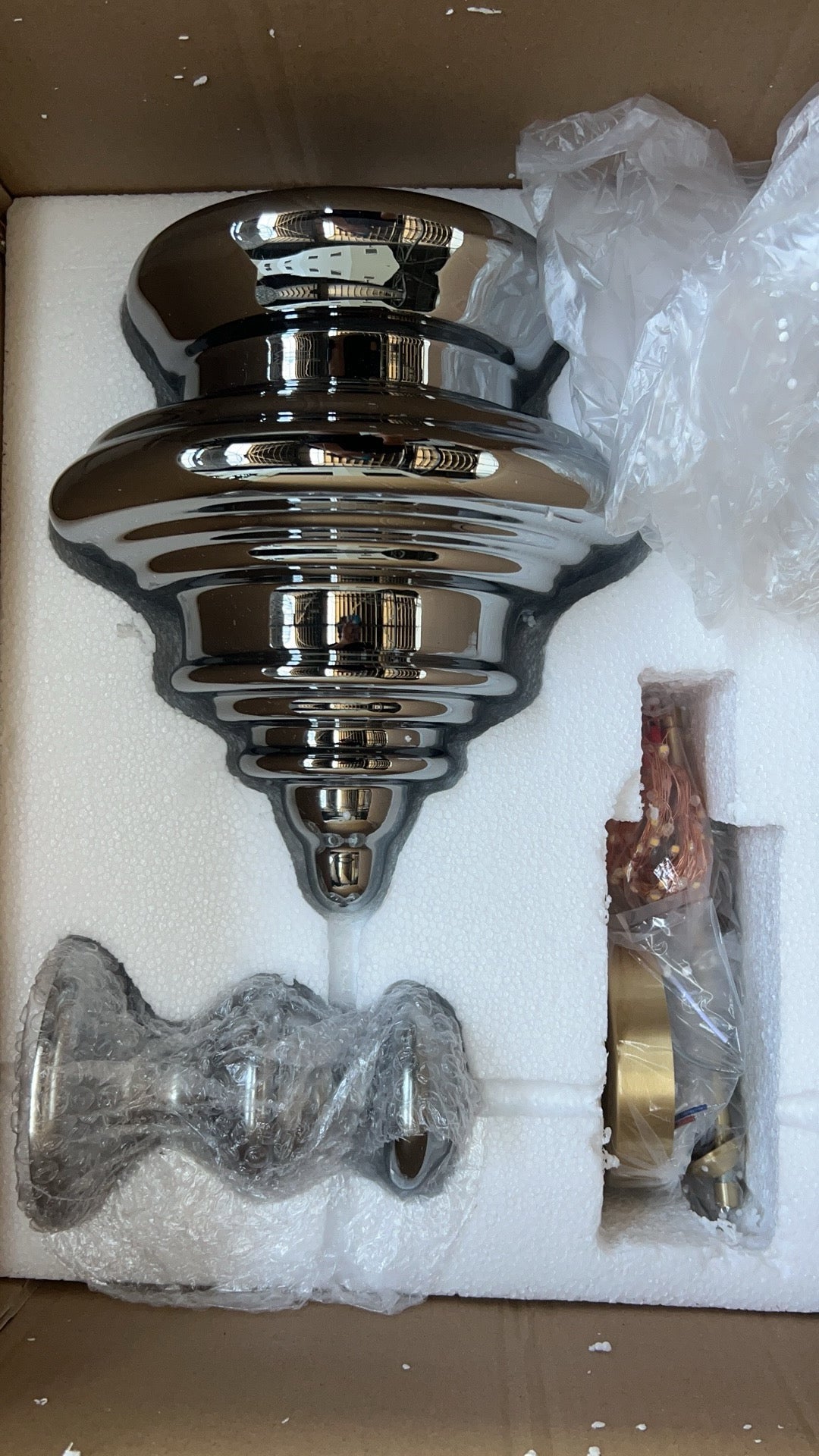 Moderne Grijze Glas Sterrenhemel Hanglamp