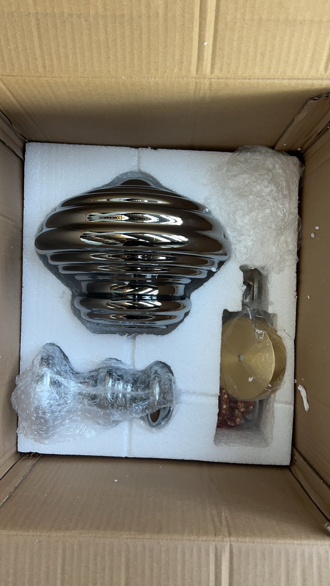 Moderne Grijze Glas Sterrenhemel Hanglamp