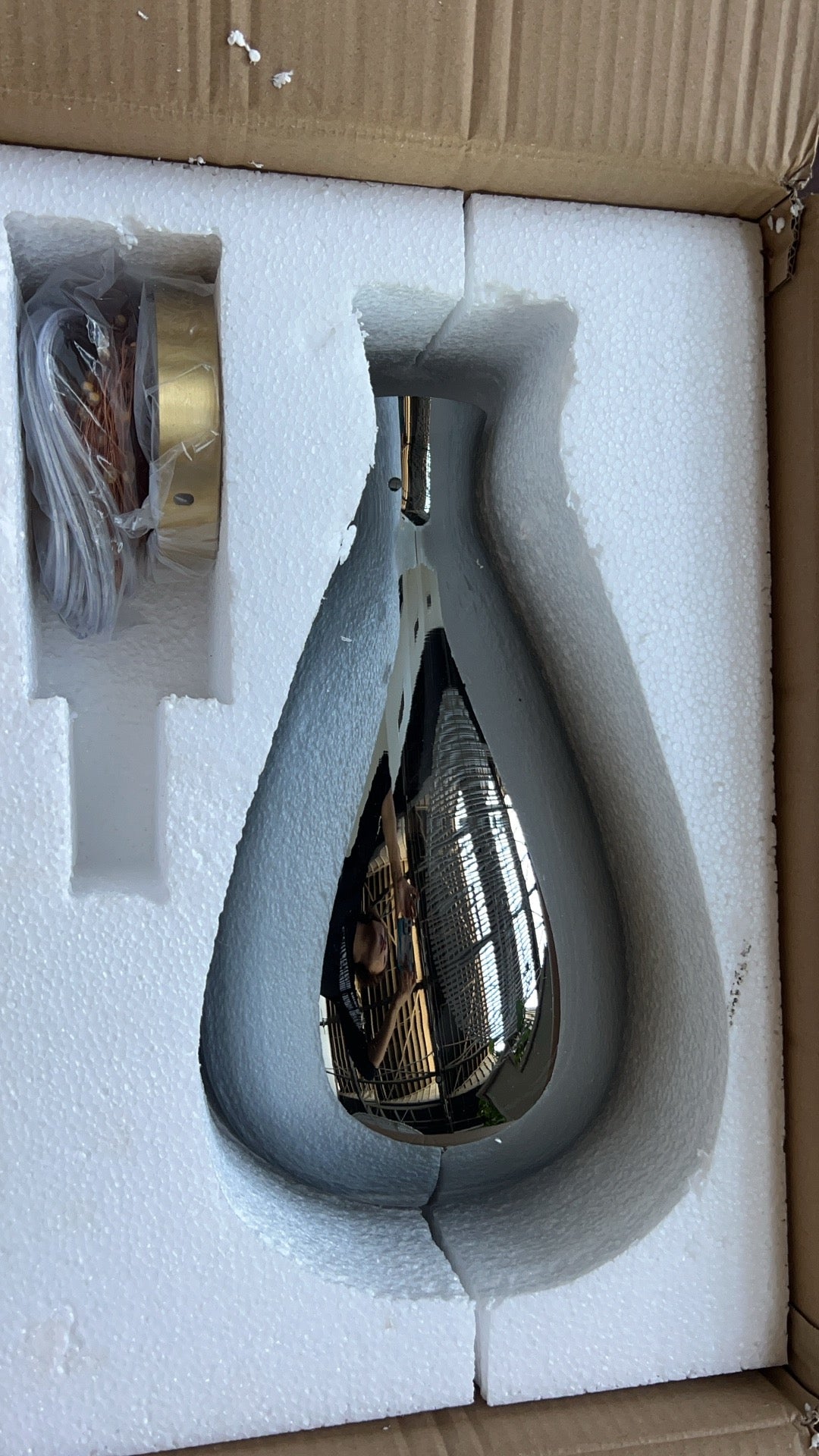 Moderne Grijze Glas Sterrenhemel Hanglamp