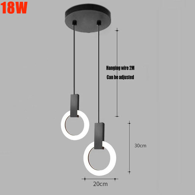Nordic Ring Led Hanglamp
