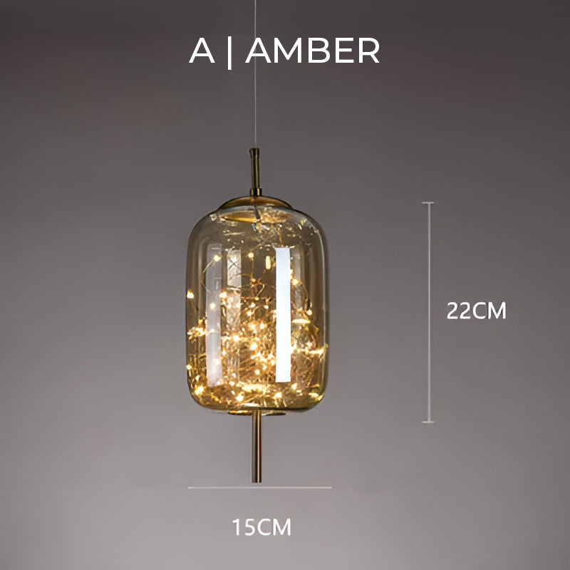 Essence | Exquisite Bruin Glas Hanglamp