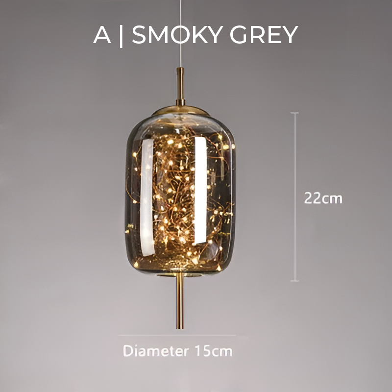 Essence | Exquisite Bruin Glas Hanglamp