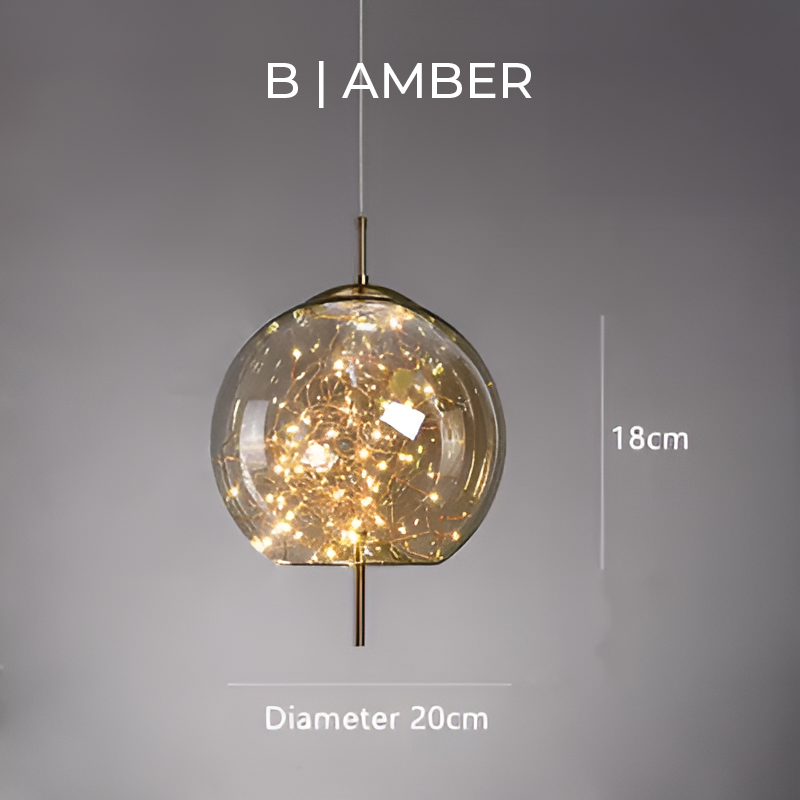 Essence | Exquisite Bruin Glas Hanglamp
