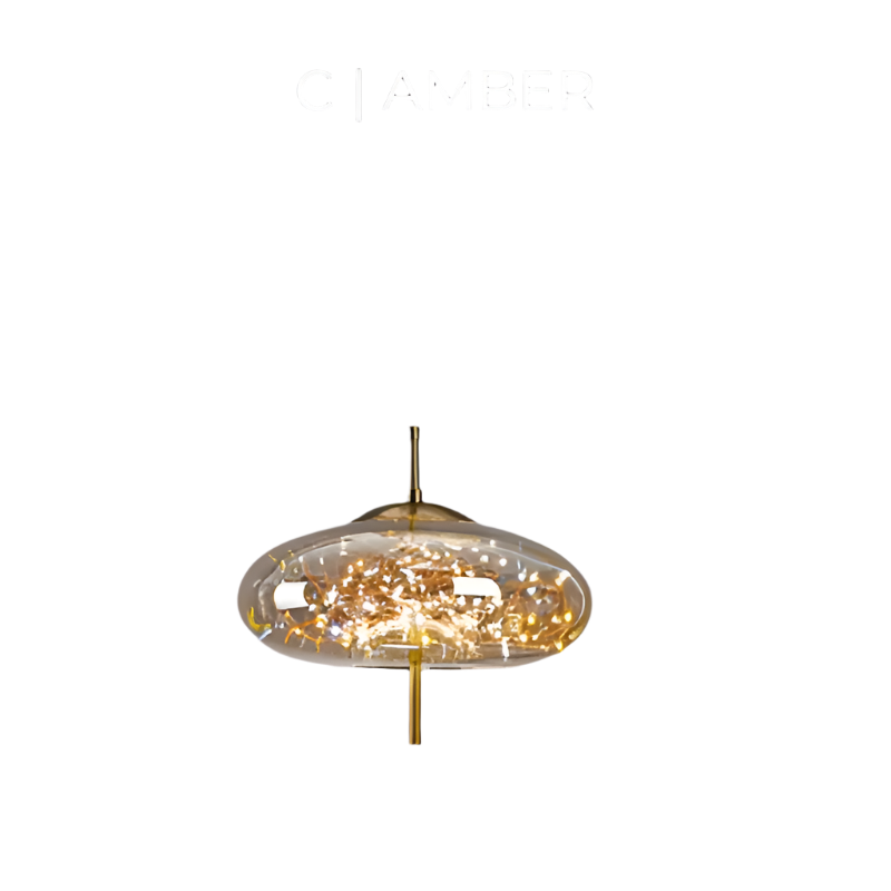 Essence | Exquisite Bruin Glas Hanglamp