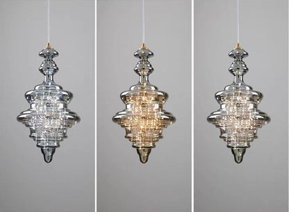 Moderne Grijze Glas Sterrenhemel Hanglamp