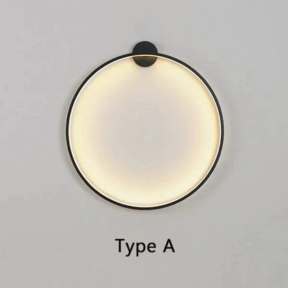 LumiRing - Minimalistische ronde Wandlamp