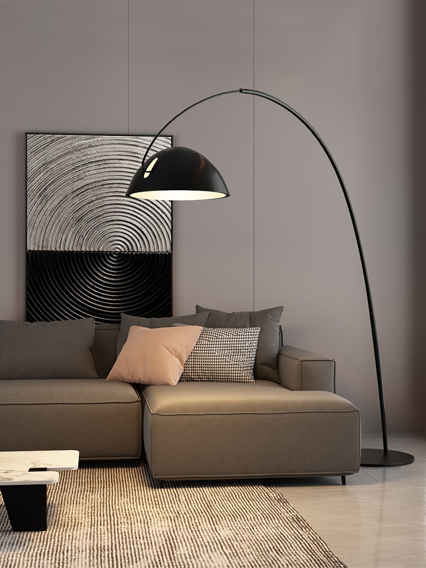 Verse Boog Vloerlamp