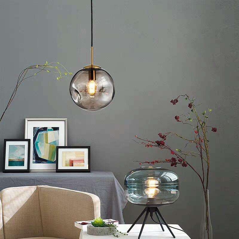 Brikey glazen bol hanglamp