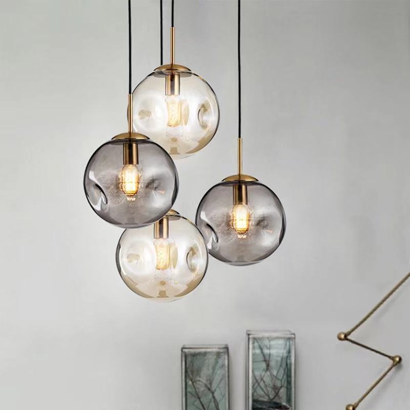 Brikey glazen bol hanglamp