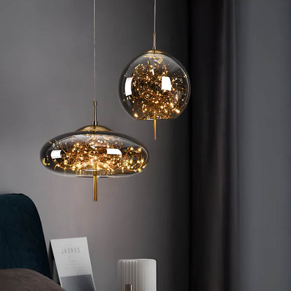 Essence | Exquisite Bruin Glas Hanglamp