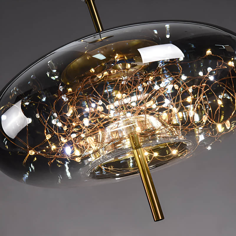 Essence | Exquisite Bruin Glas Hanglamp