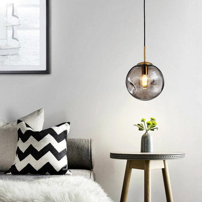 Brikey glazen bol hanglamp